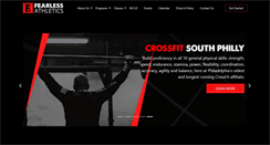 Desktop Screenshot of fearlessathletics.com